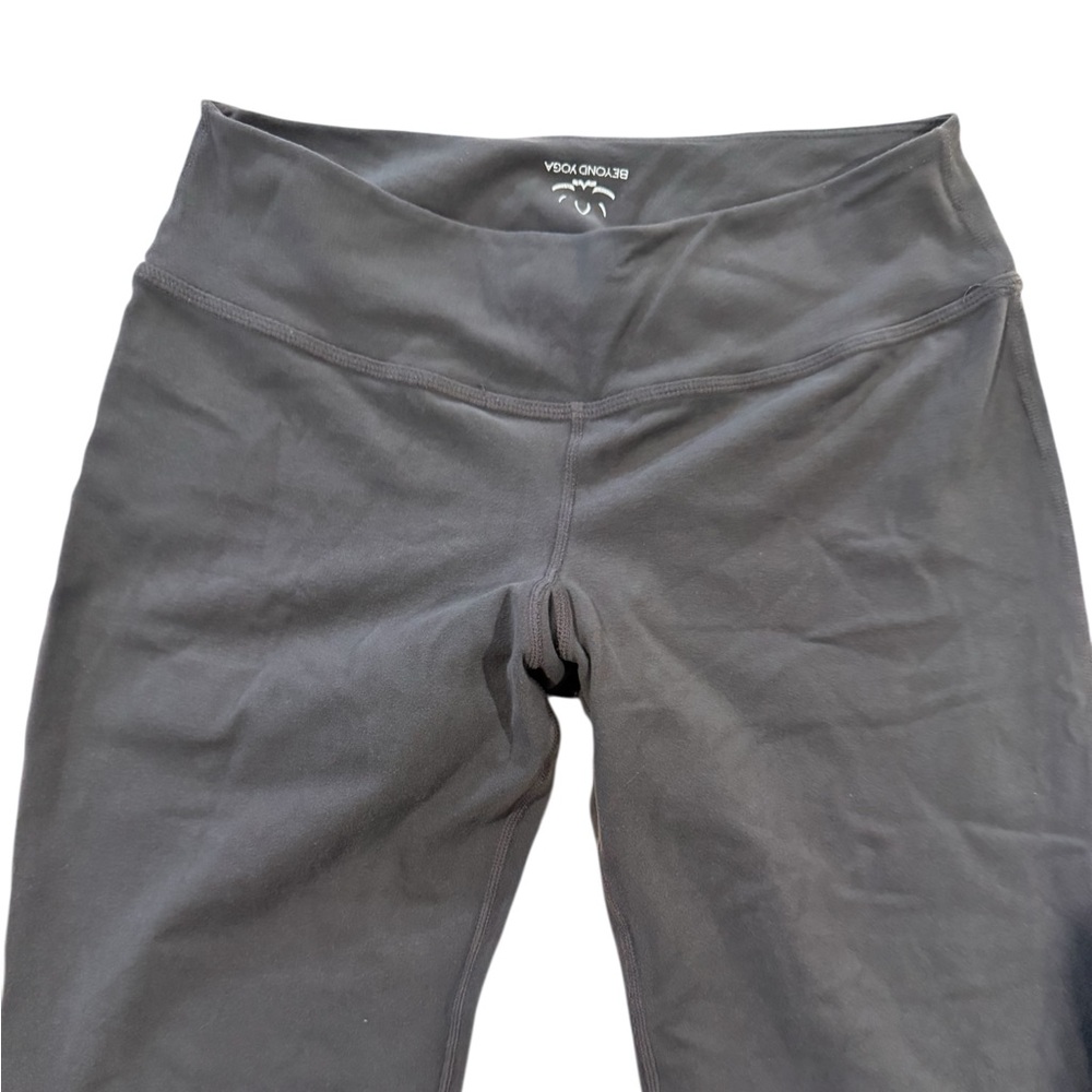 Beyond Yoga Charcoal Gray Jacket & Yoga Pants Set SO5076 - Picture 7 of 8